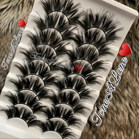 Mink Eyelashes Lashes 8d Eyelashes Lashes Floral - Picture 2 of 3